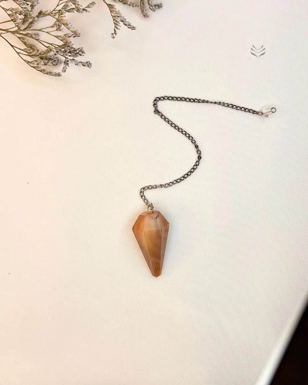 Crystal Pendulum- Carnelian