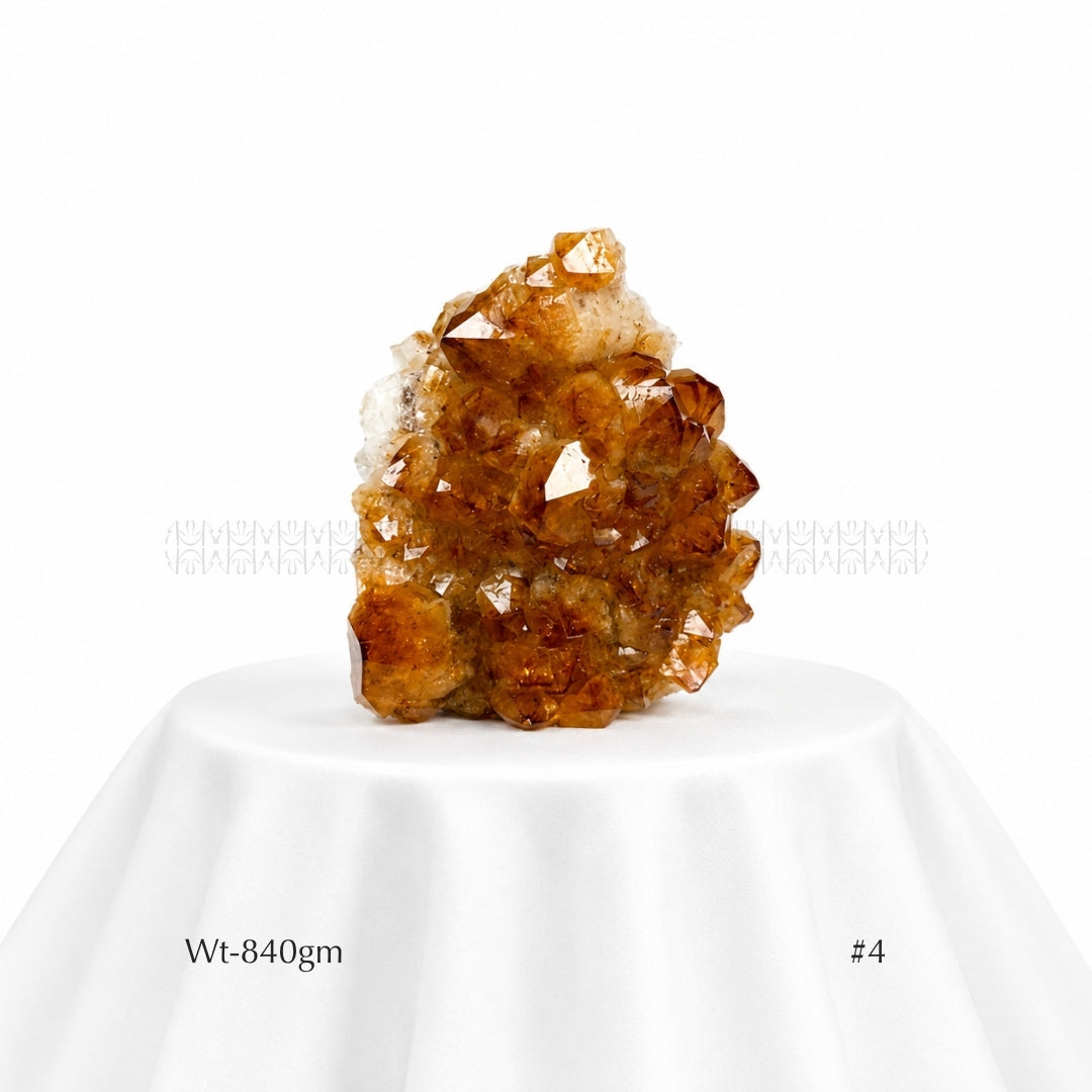 Cash Flow Citrine Cluster Crystal Cluster