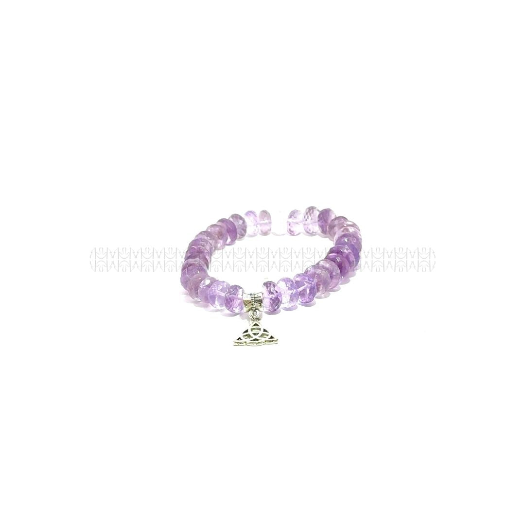 Cash Flow Diamond Cut Amethyst Bracelet