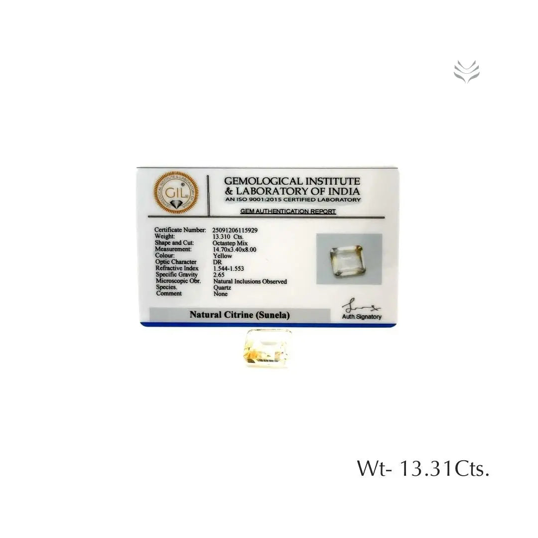 Citrine - 13.31 Ct Gemstones