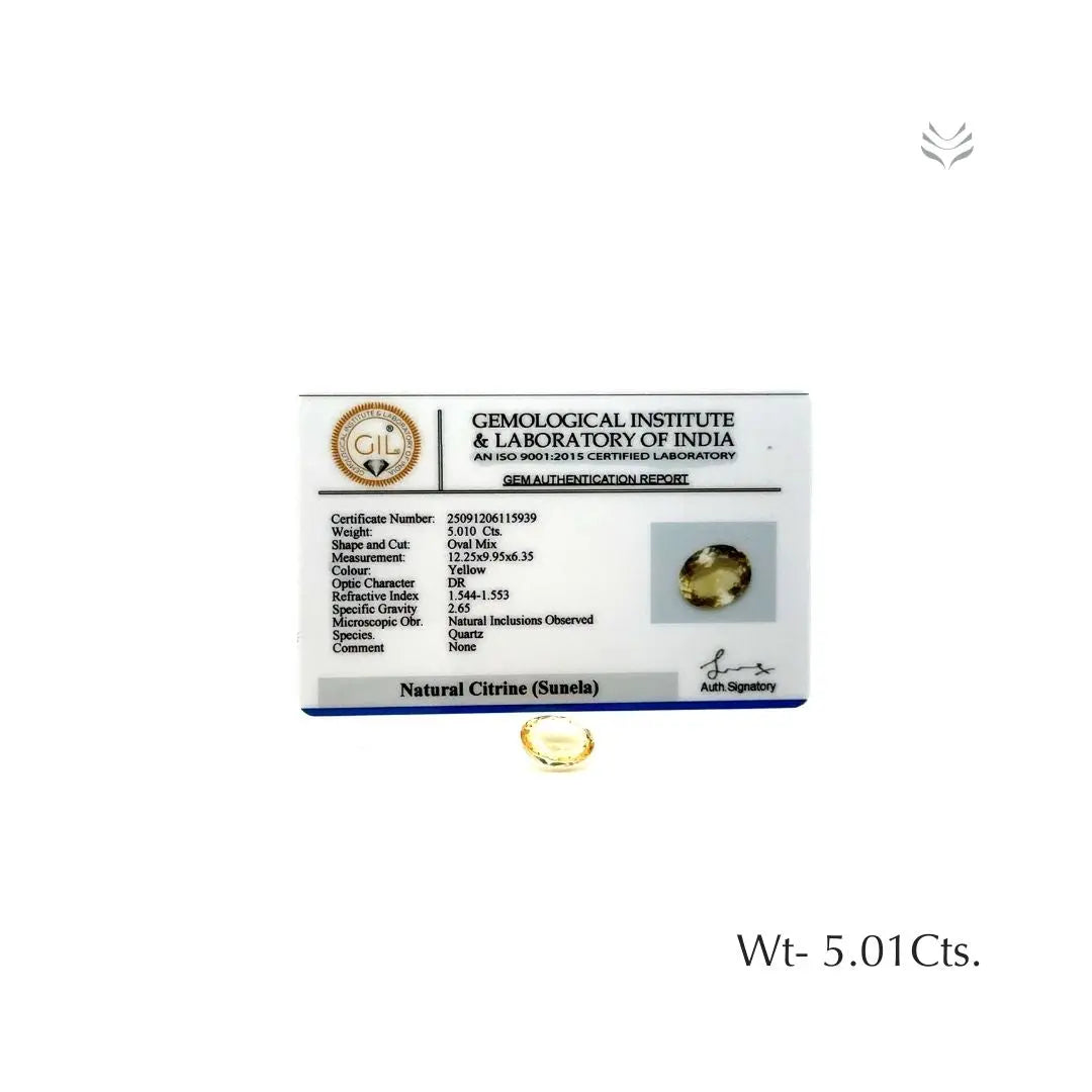 Citrine - 5.01 Ct Gemstones