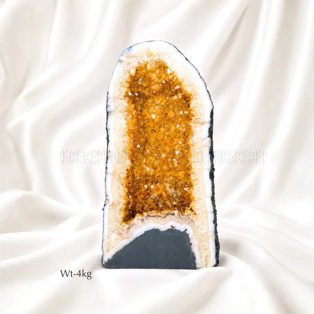 Citrine Geode - Golden Abundance