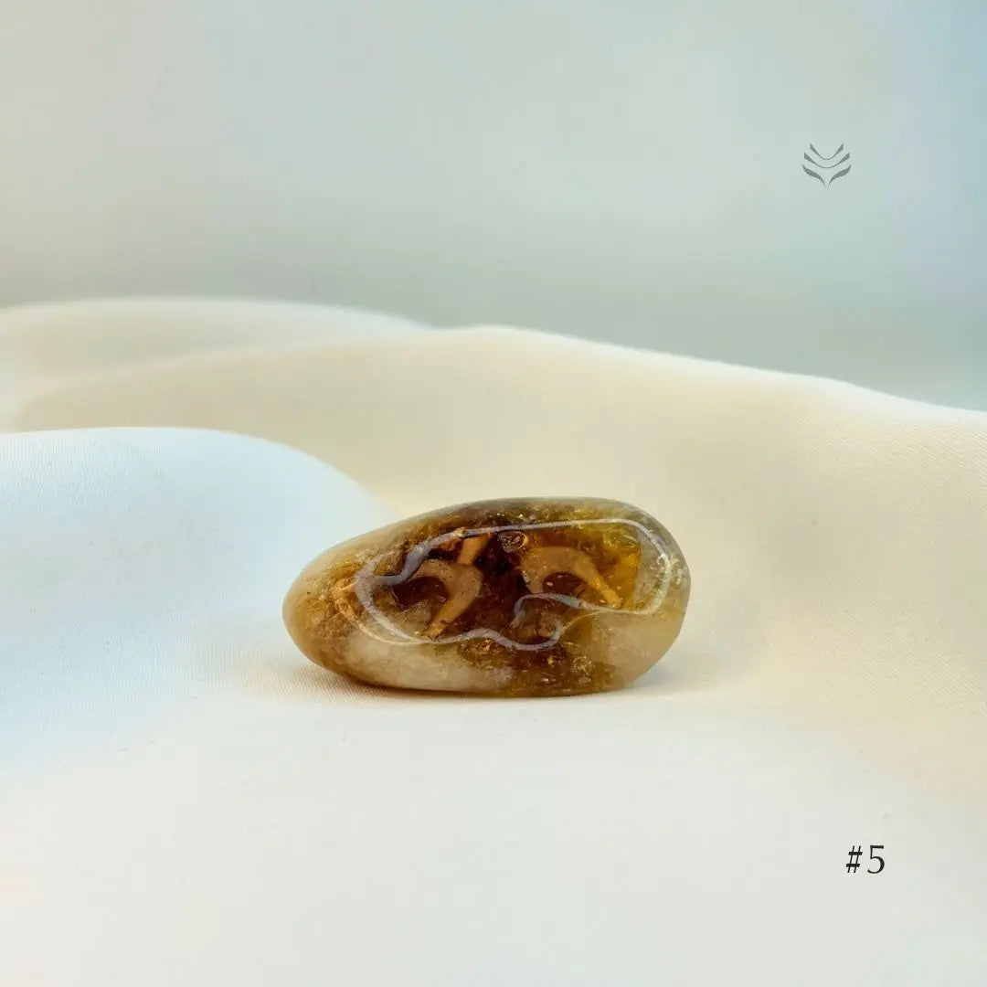 Citrine Tumbles Polished Crystal Tumbles