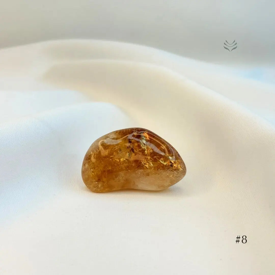 Citrine Tumbles Polished Crystal Tumbles