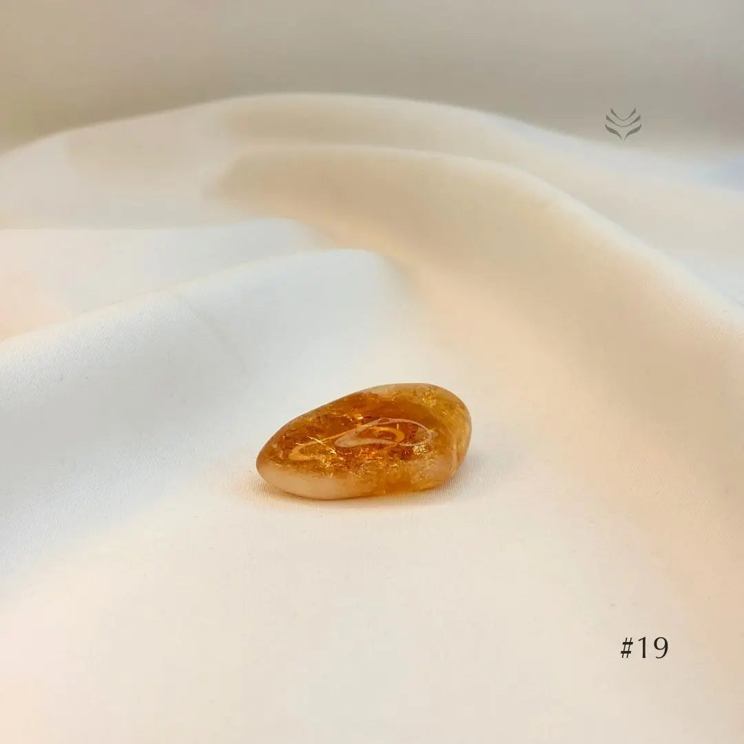 Citrine Tumbles Polished Crystal Tumbles