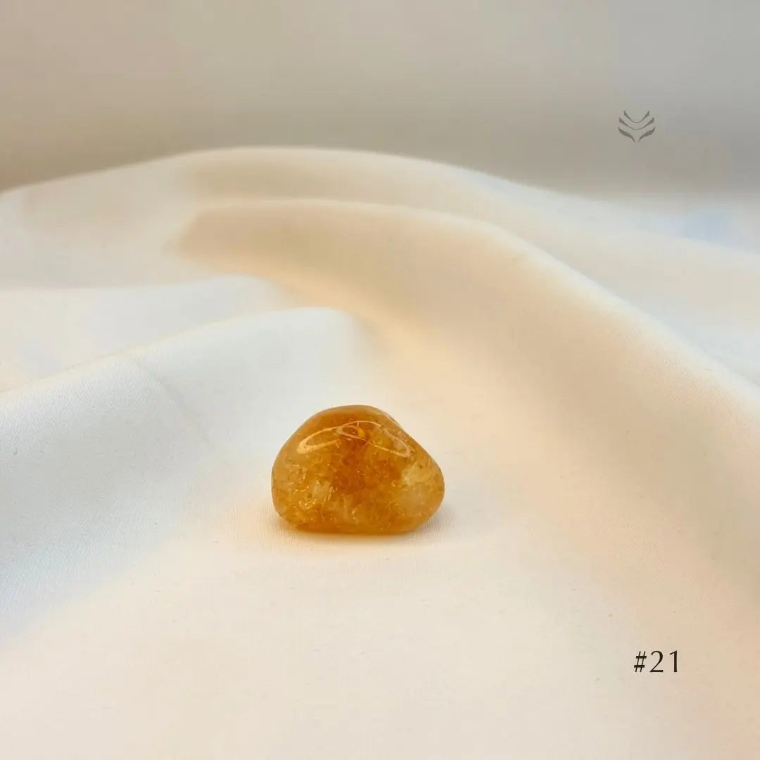 Citrine Tumbles Polished Crystal Tumbles