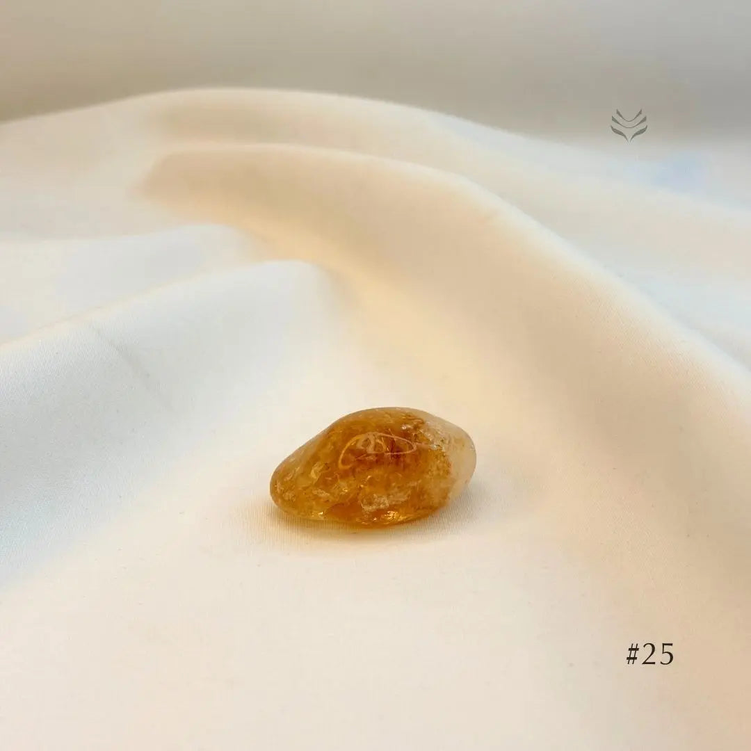 Citrine Tumbles Polished Crystal Tumbles