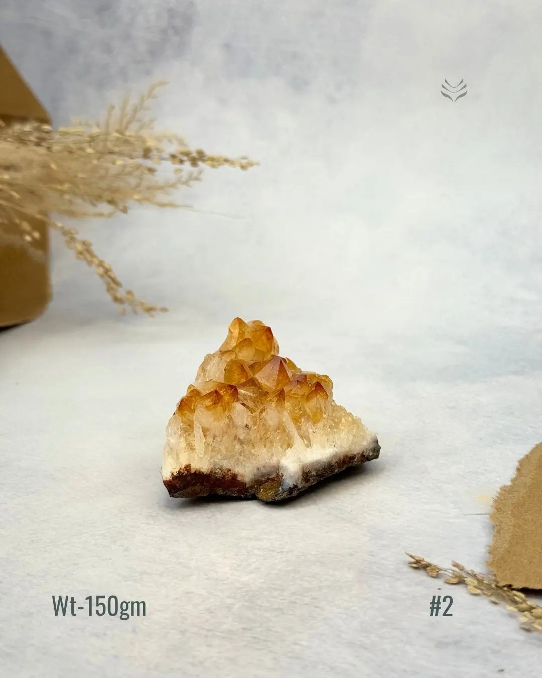 BRAZILIAN CITRINE CLUSTER - THE STONE OF SUCCESS & ABUNDANCE