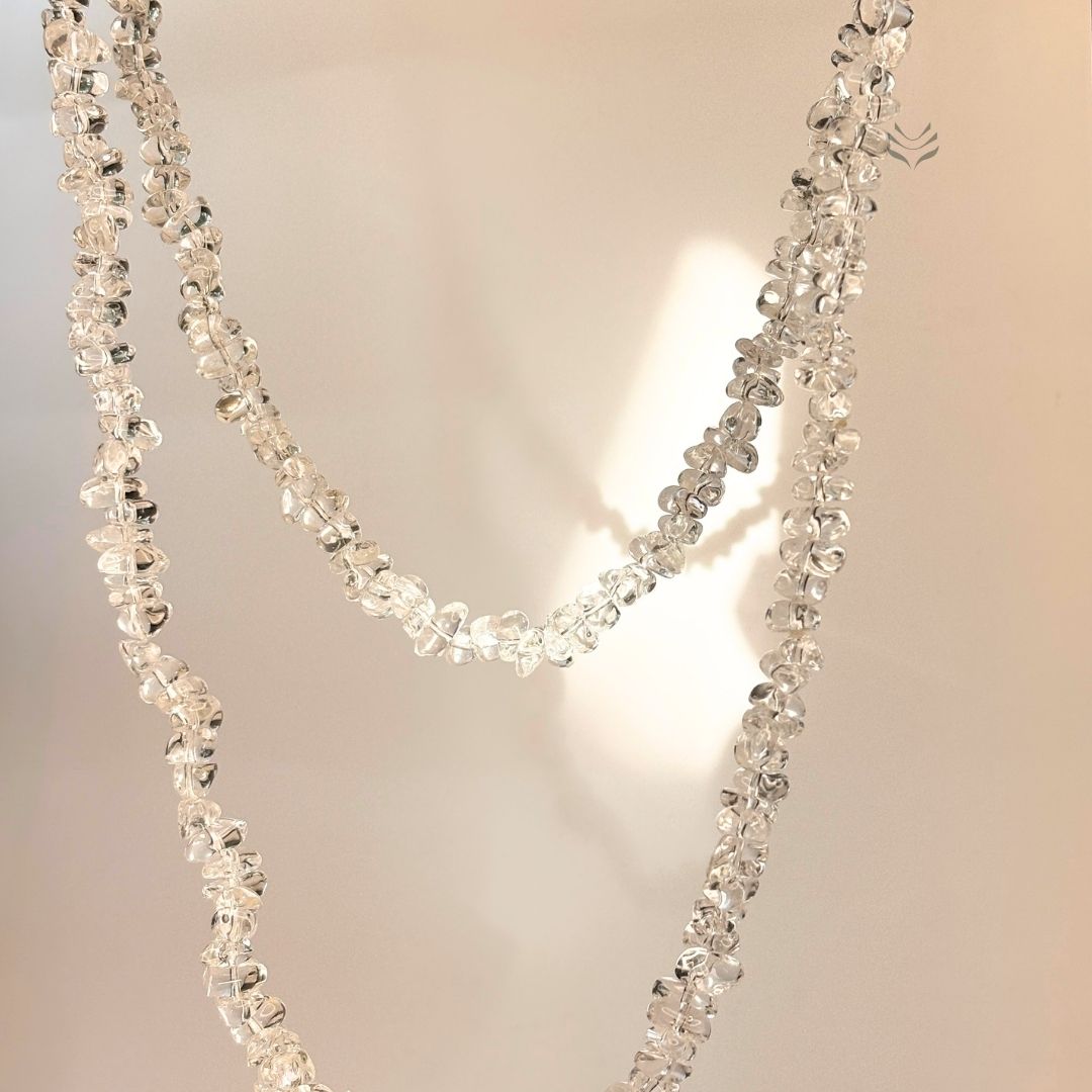 Wealth Catcher Clear Quartz Necklace - LAST PIECE