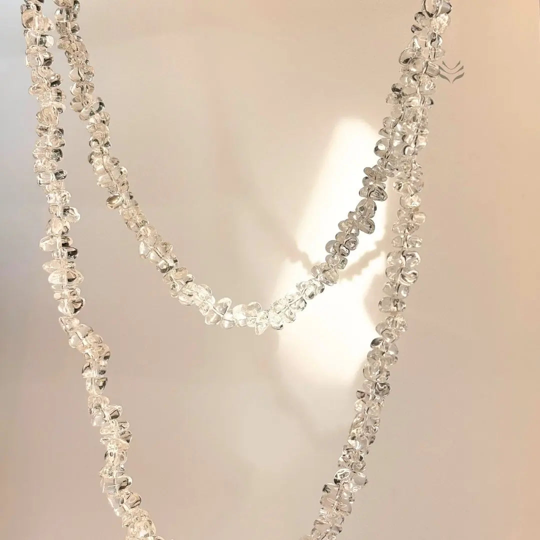 Wealth Catcher Clear Quartz Necklace - LAST PIECE