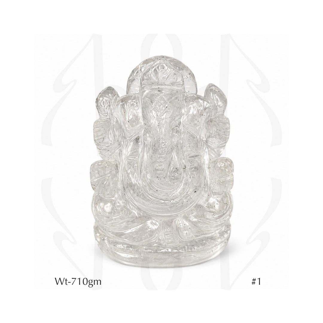 Clear Quartz Ganesha