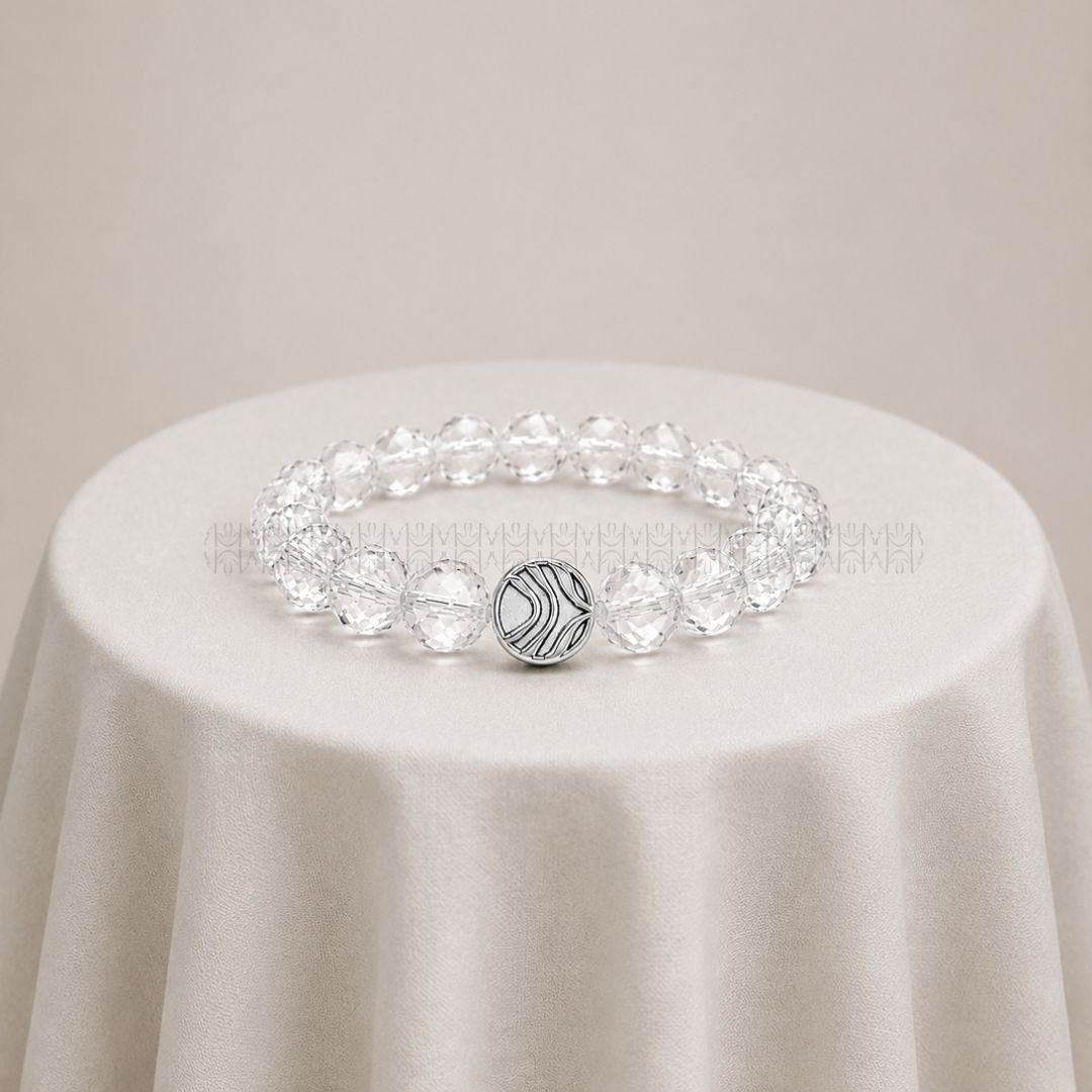 Master Manifestor Clear Quartz Bracelet 96 Crystal Bracelet