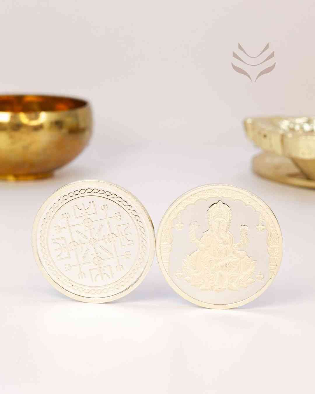 Light-coded Coins of Fortune with Norse symbols