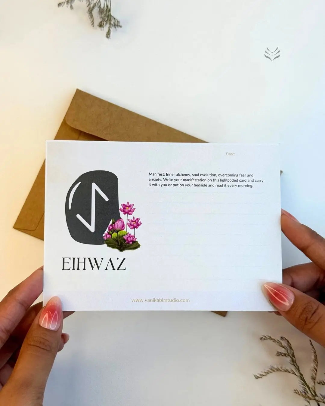 Eihwaz-For Letting Go of Burden (Rune Manifestation Card)