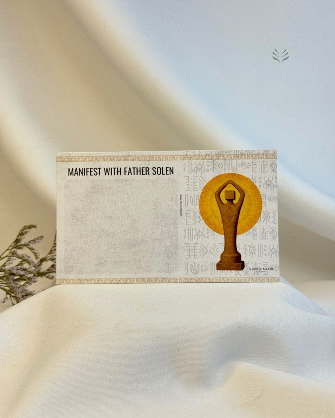 Manifest with Father Solen Cheque