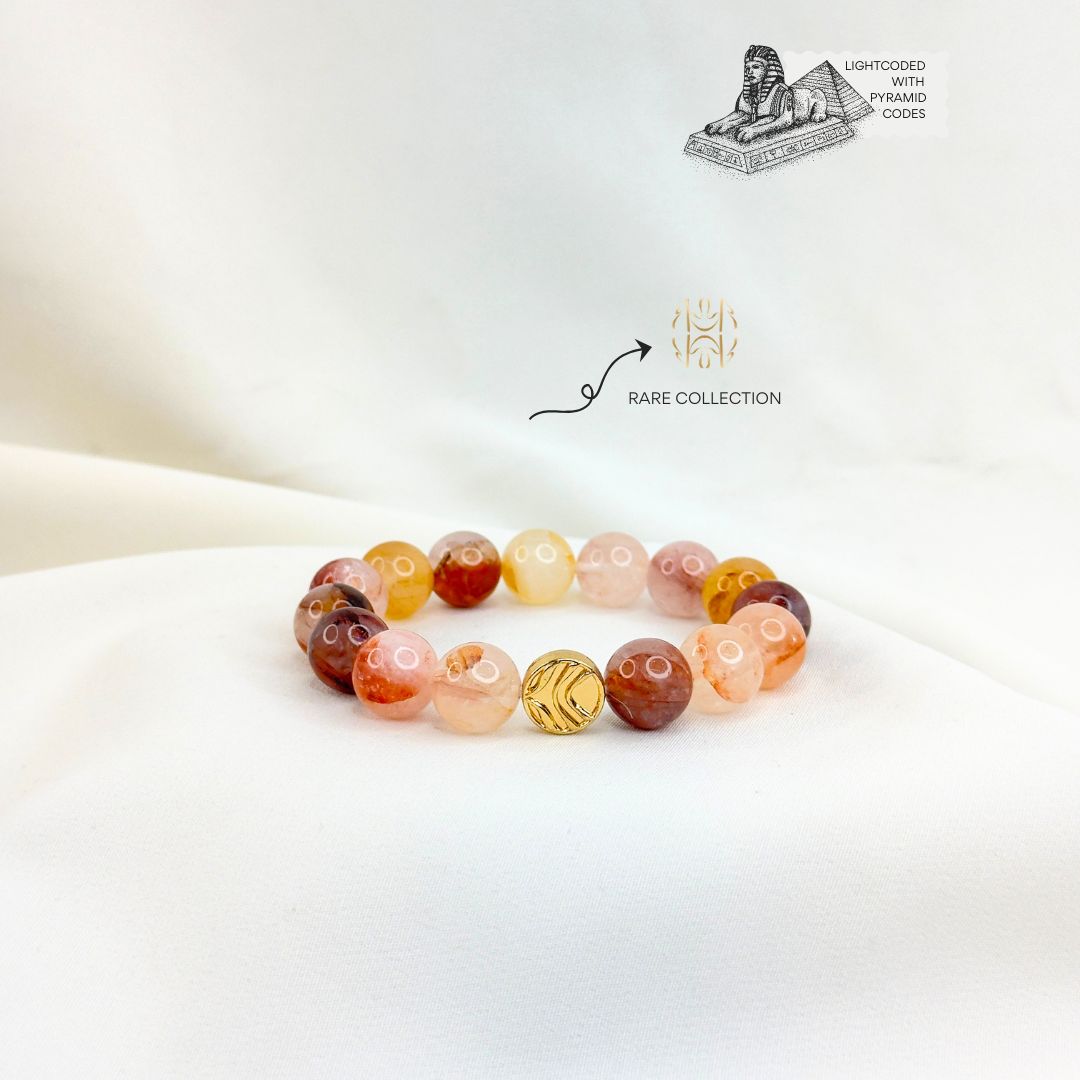 Opportunity Fire Portal Tangerine Fire Quartz Bracelet