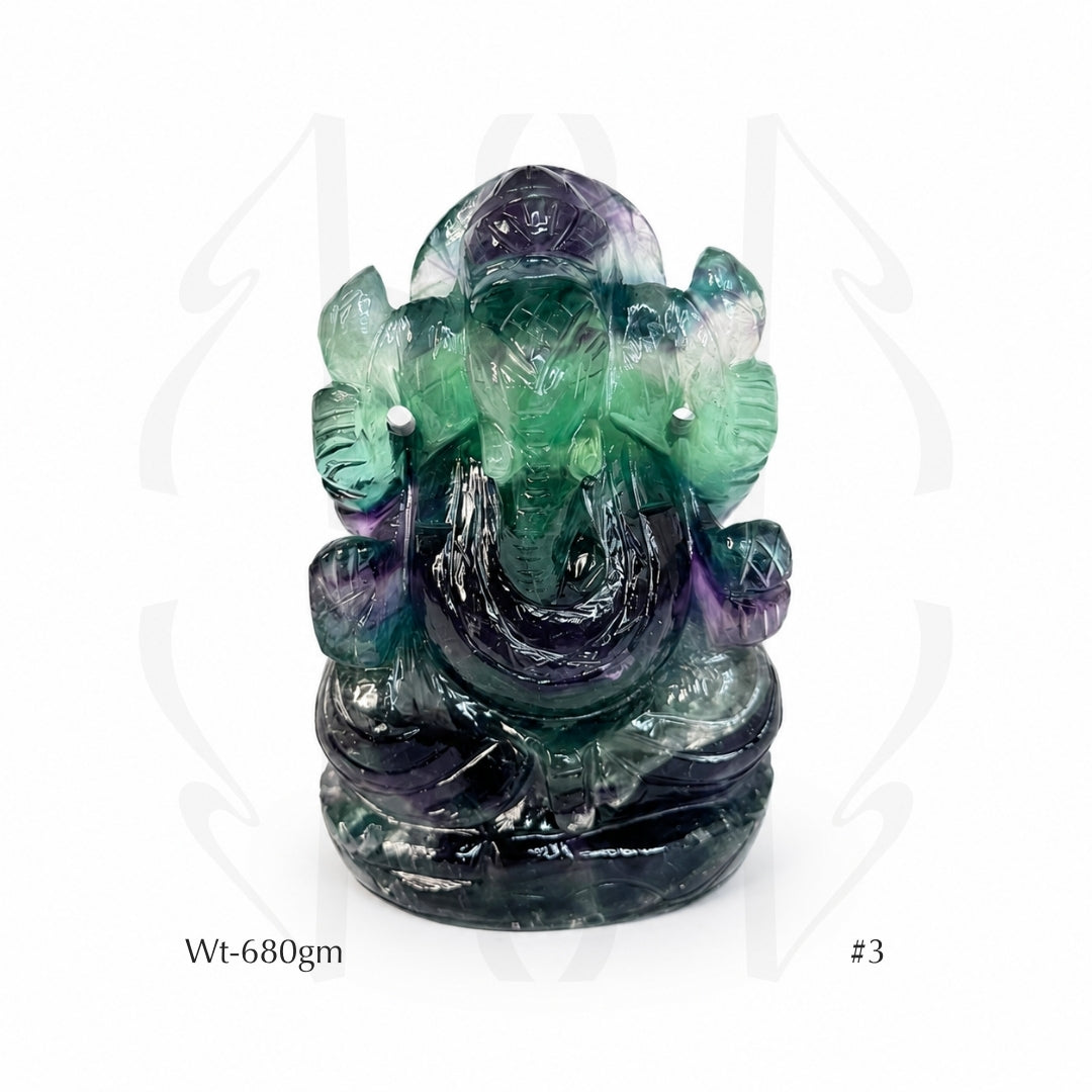 Fluorite Ganesha