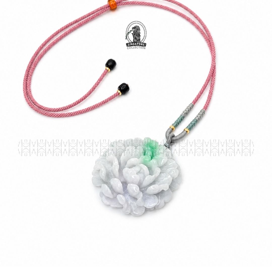 Fu Yu Fortune Flower Pendant