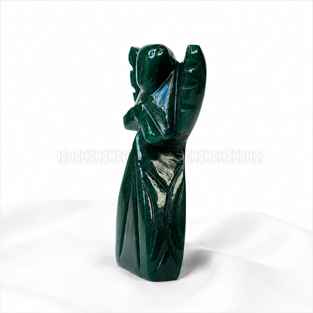 Drop Your Worry - Green Aventurine Angel