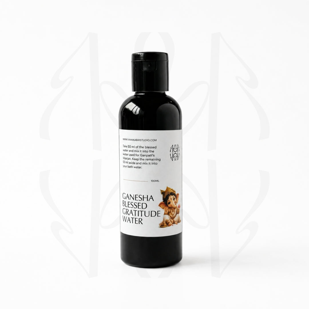 Ganesha Blessed Gratitude Water
