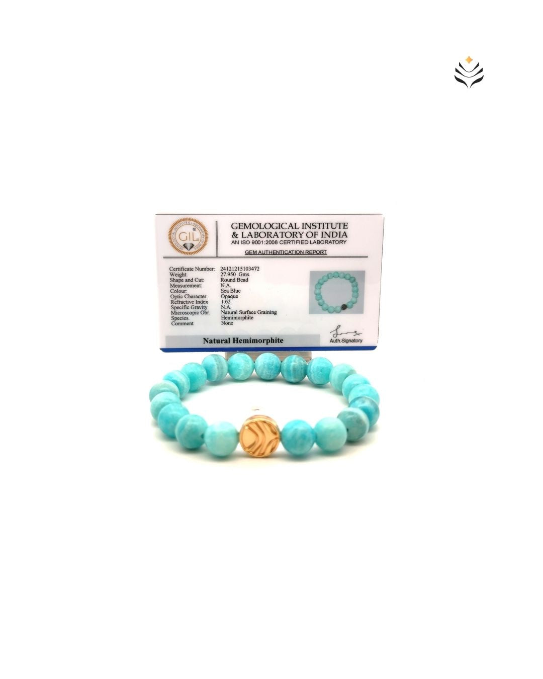 Release Karmic Trauma - Hemimorphite Bracelet