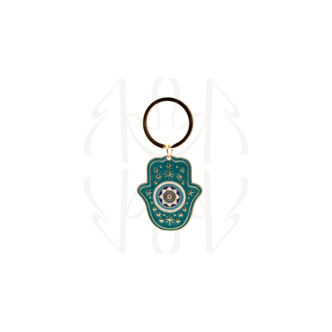 Hamsa Blessing Keychain