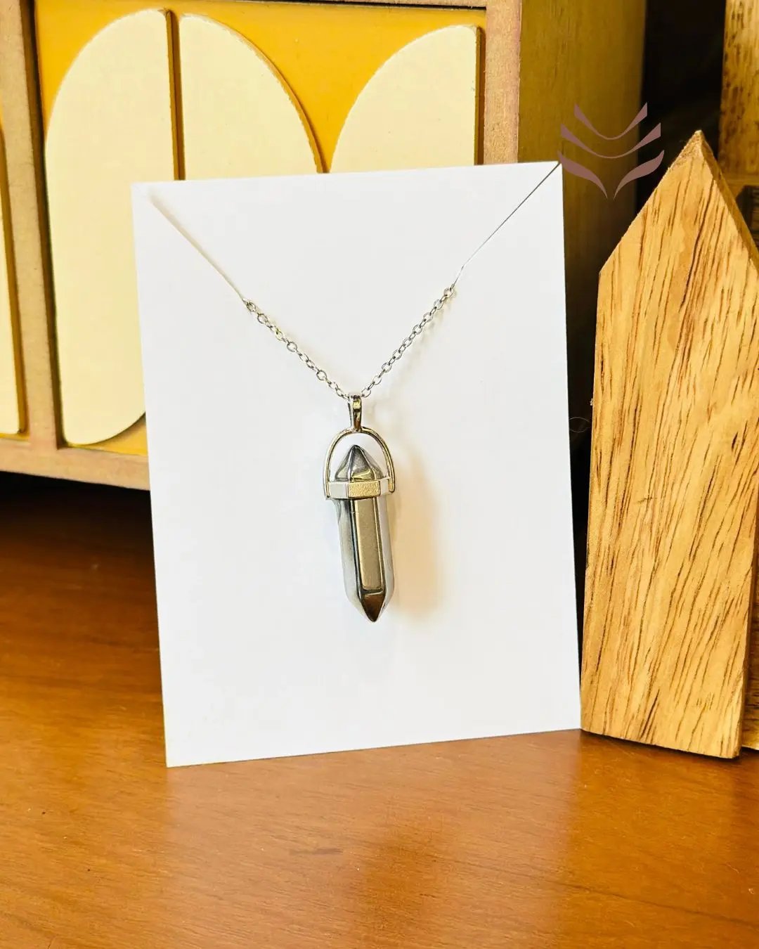 Double Terminated Pendant for Physical Healing and Balance