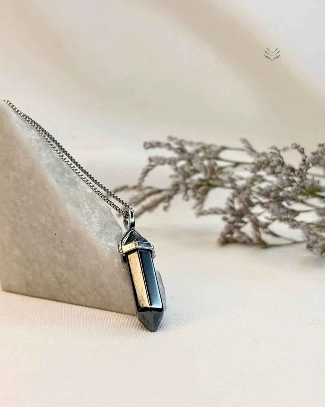 Hematite - Double Terminated Pendant For Physical Healing