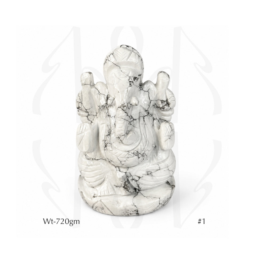 Howlite Ganesha