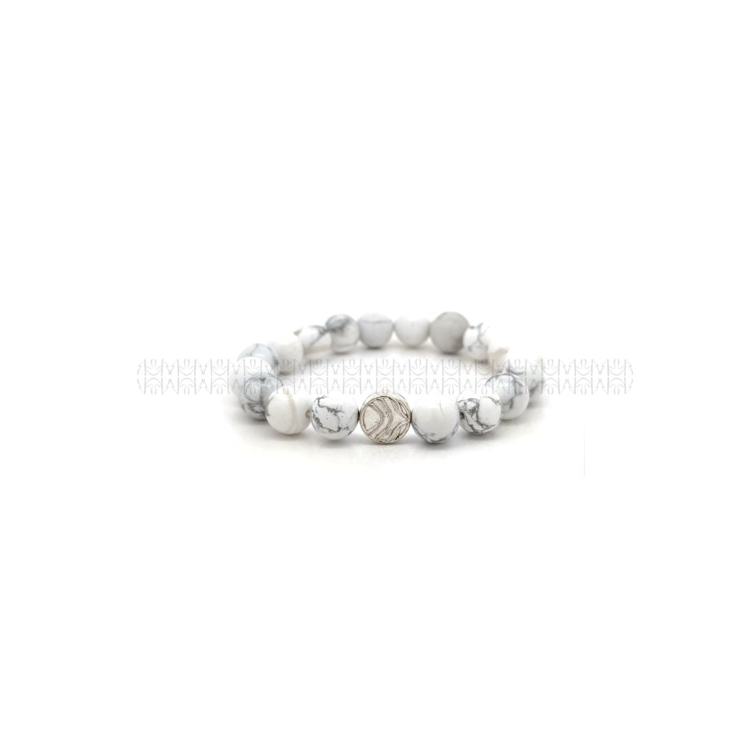 Anti-Anger Howlite Bracelet