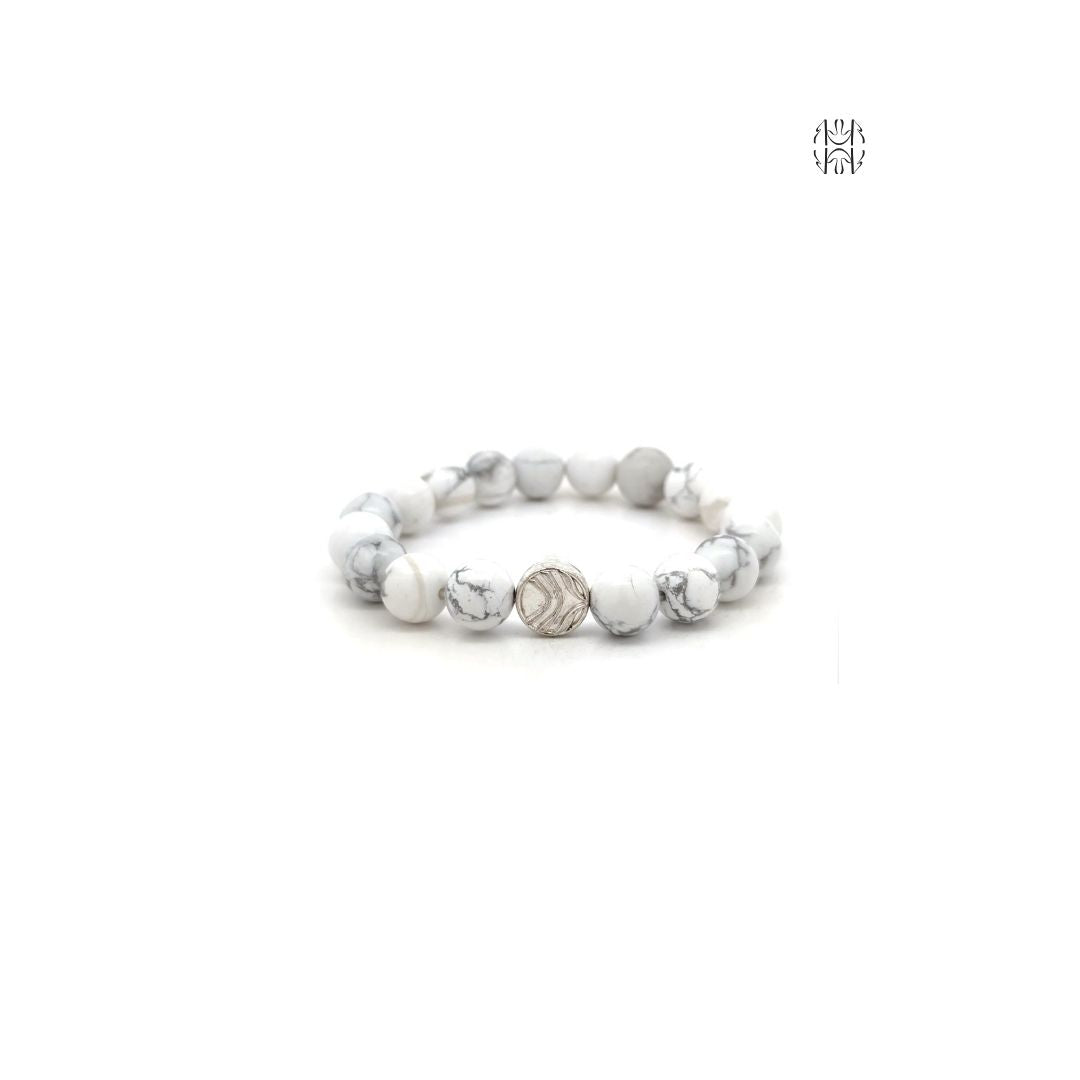 Anti-Anger Howlite Bracelet
