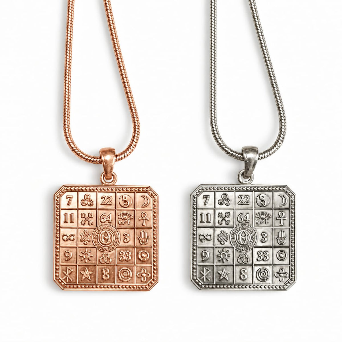 Brass & Silver Aumatrix™ 2.0 - 2 Pendants
