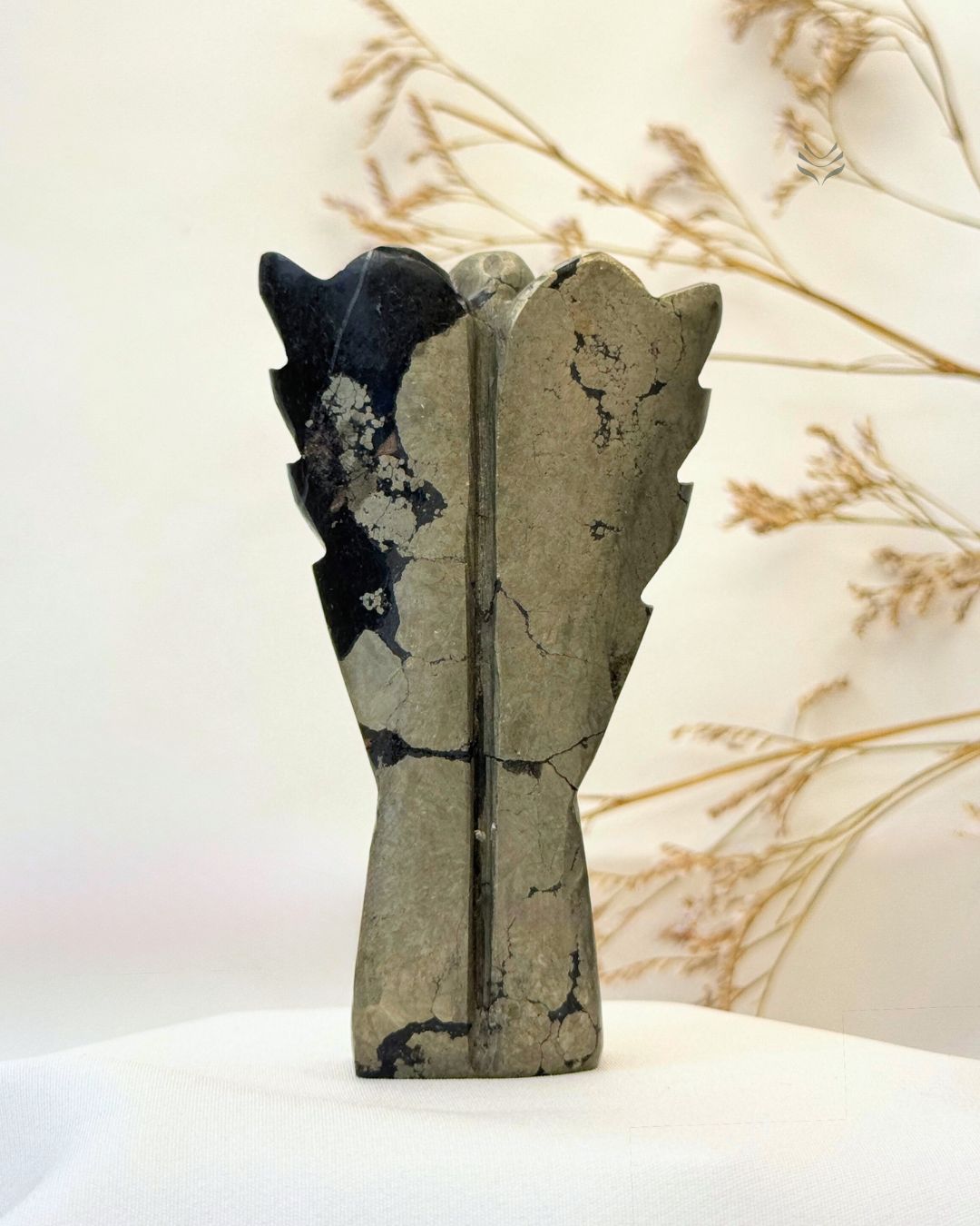 Light-Coded Iron Pyrite Angel