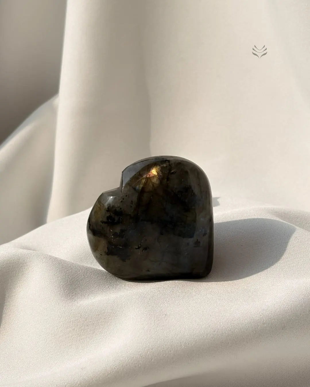 Labradorite Heart