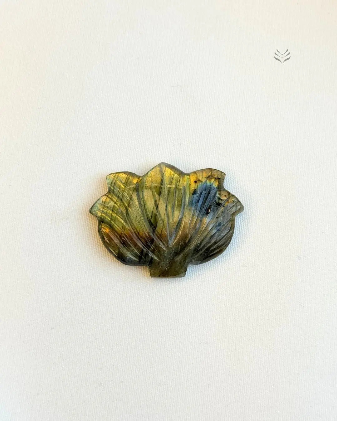 Labradorite Lotus Pocket stone