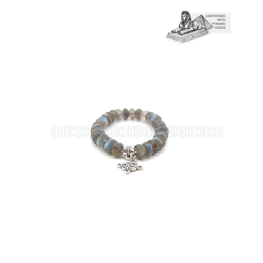 Self-Belief Diamond Cut Labradorite Bracelet