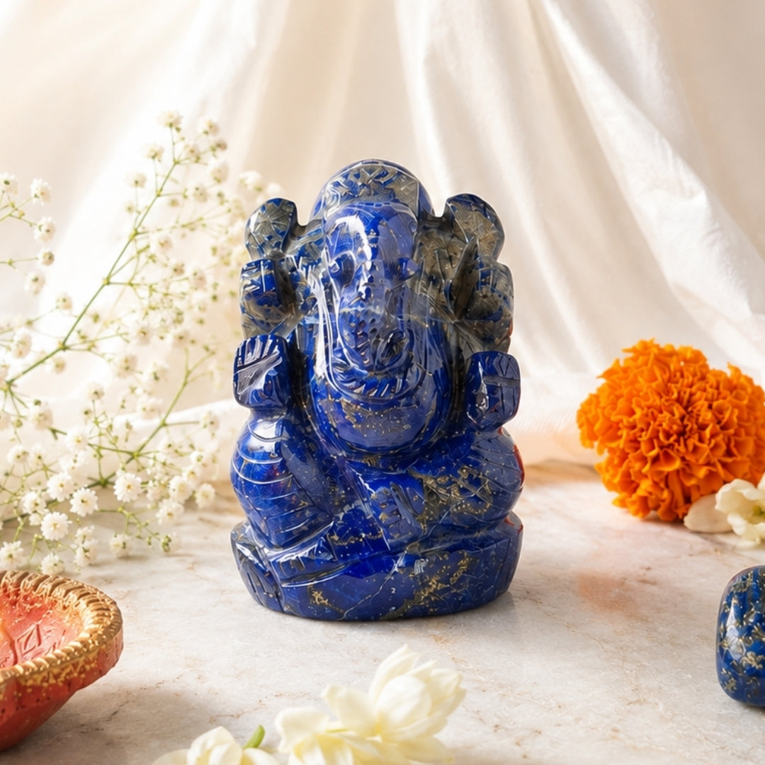 Lapis Lazuli Ganesha