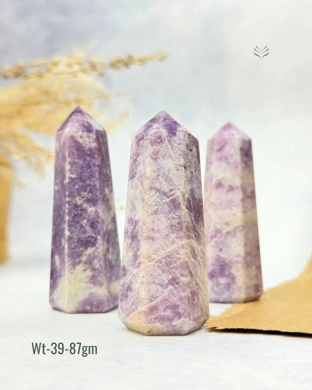 LEPIDOLITE MINI TOWERS FOR TRANSFORMATION