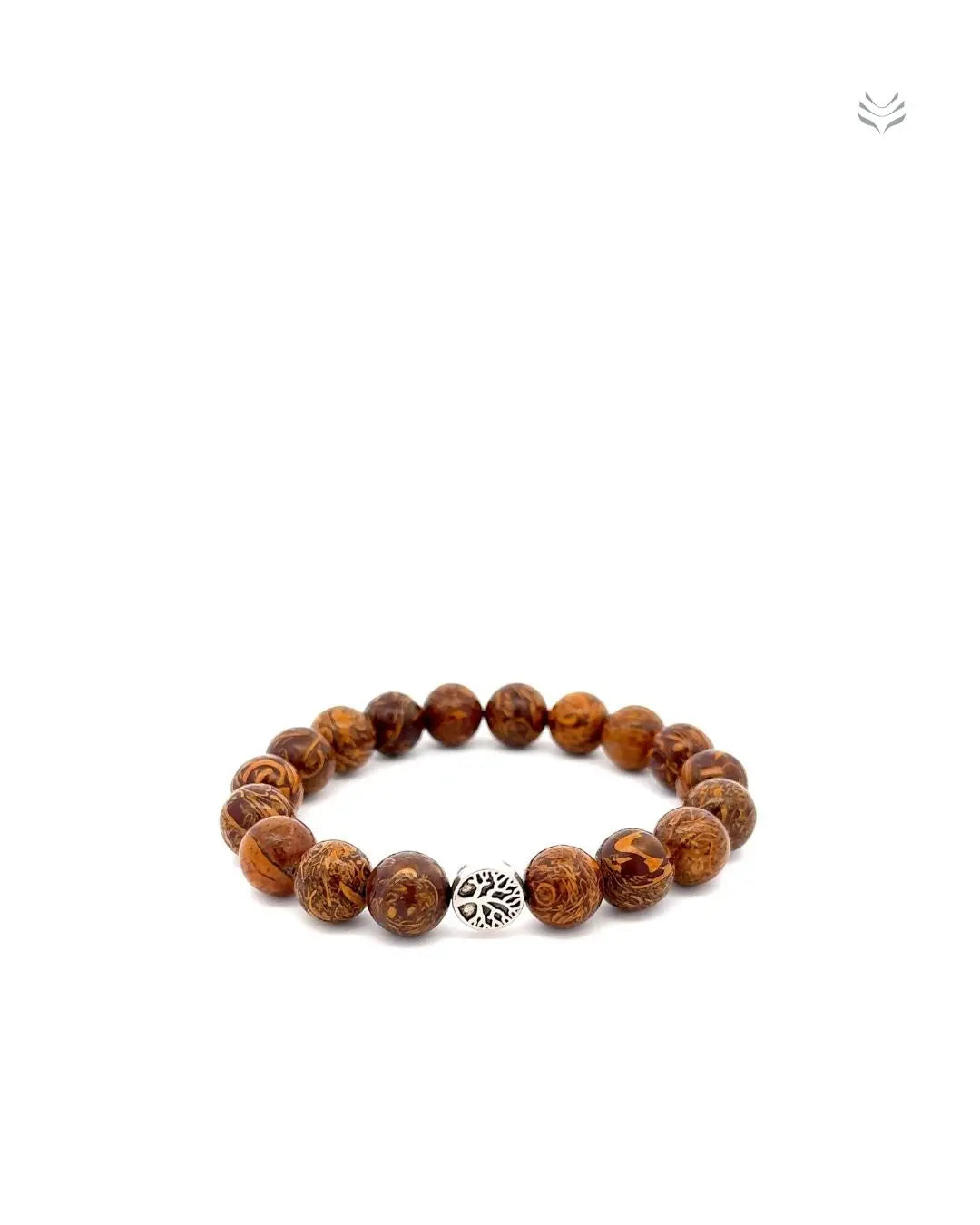 Light-Coded Anti-Acidity Elephant Jasper Bracelet