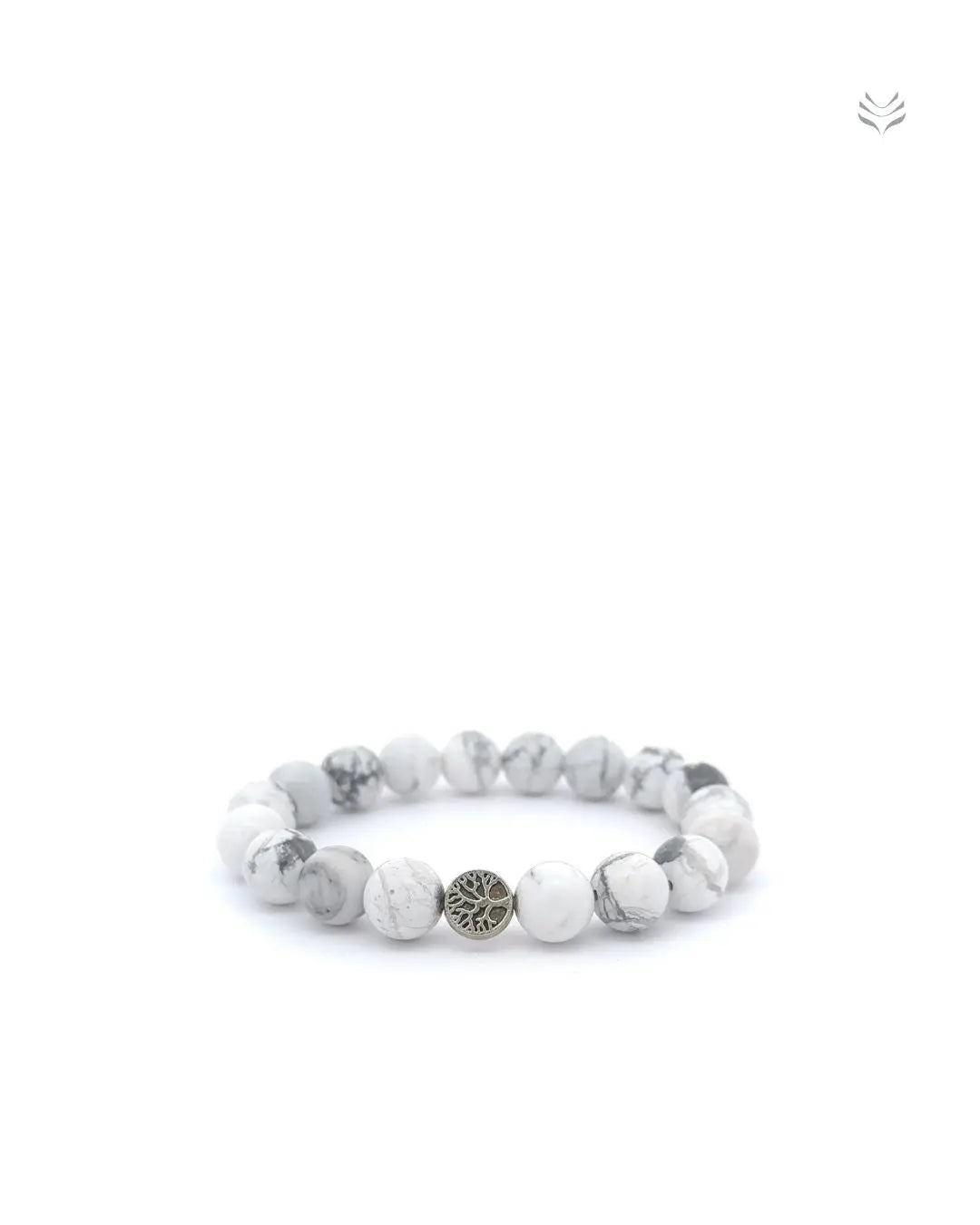 Light-Coded Anti-Anger Howlite Bracelet