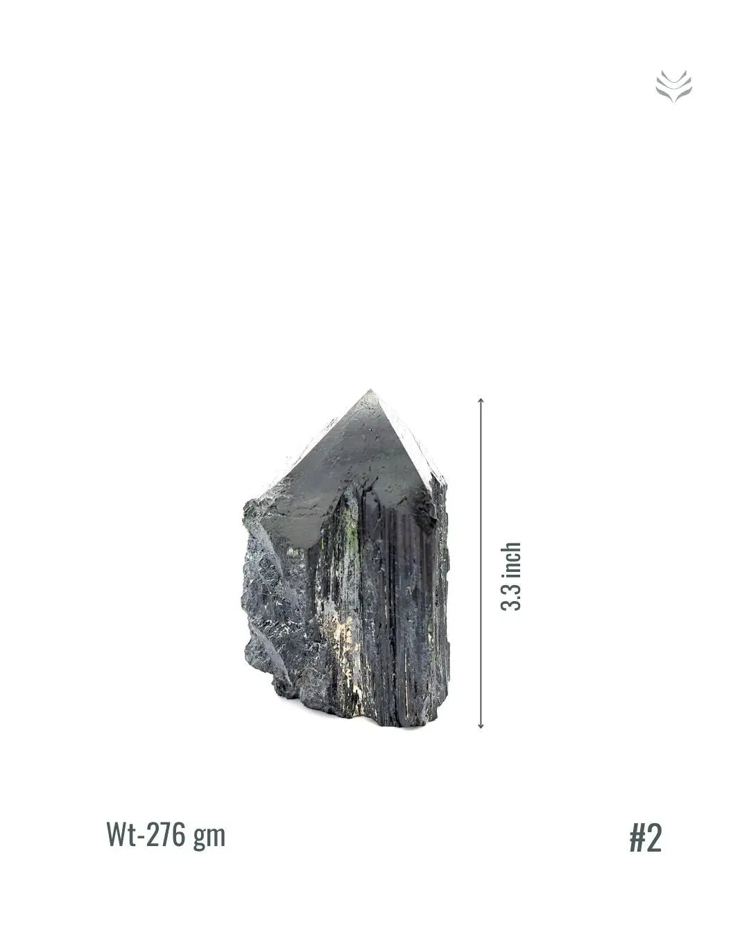 Light-Coded Black Tourmaline Tower- 276 GM #2