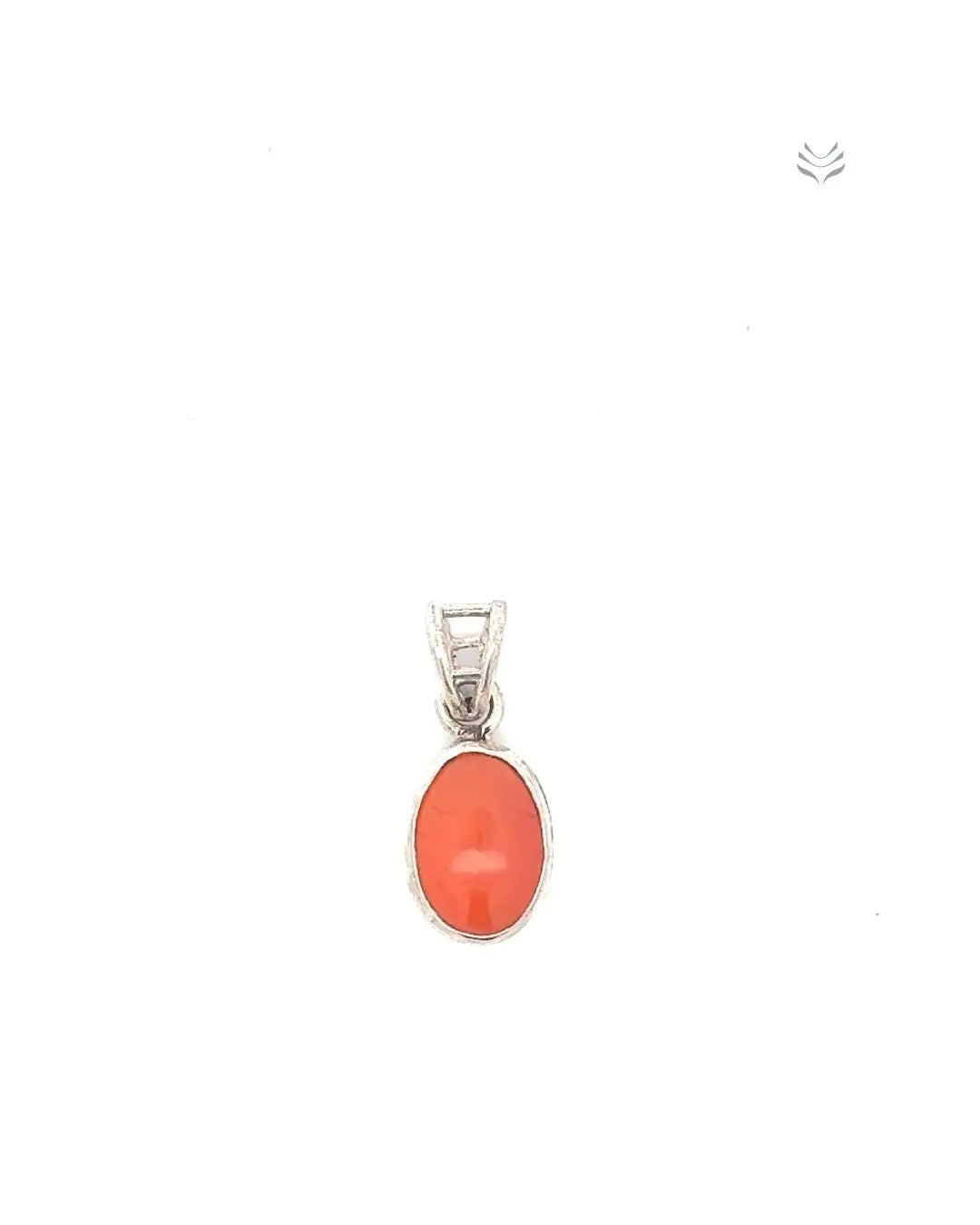 Light-Coded Carnelian Silver Pendant
