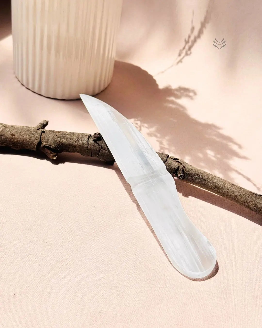 Light-Coded Cord Cutting - Selenite Knife