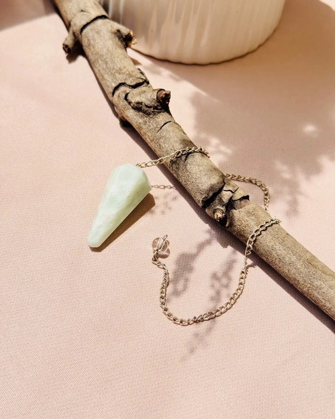 Light-Coded Crystal Pendulum - Amazonite