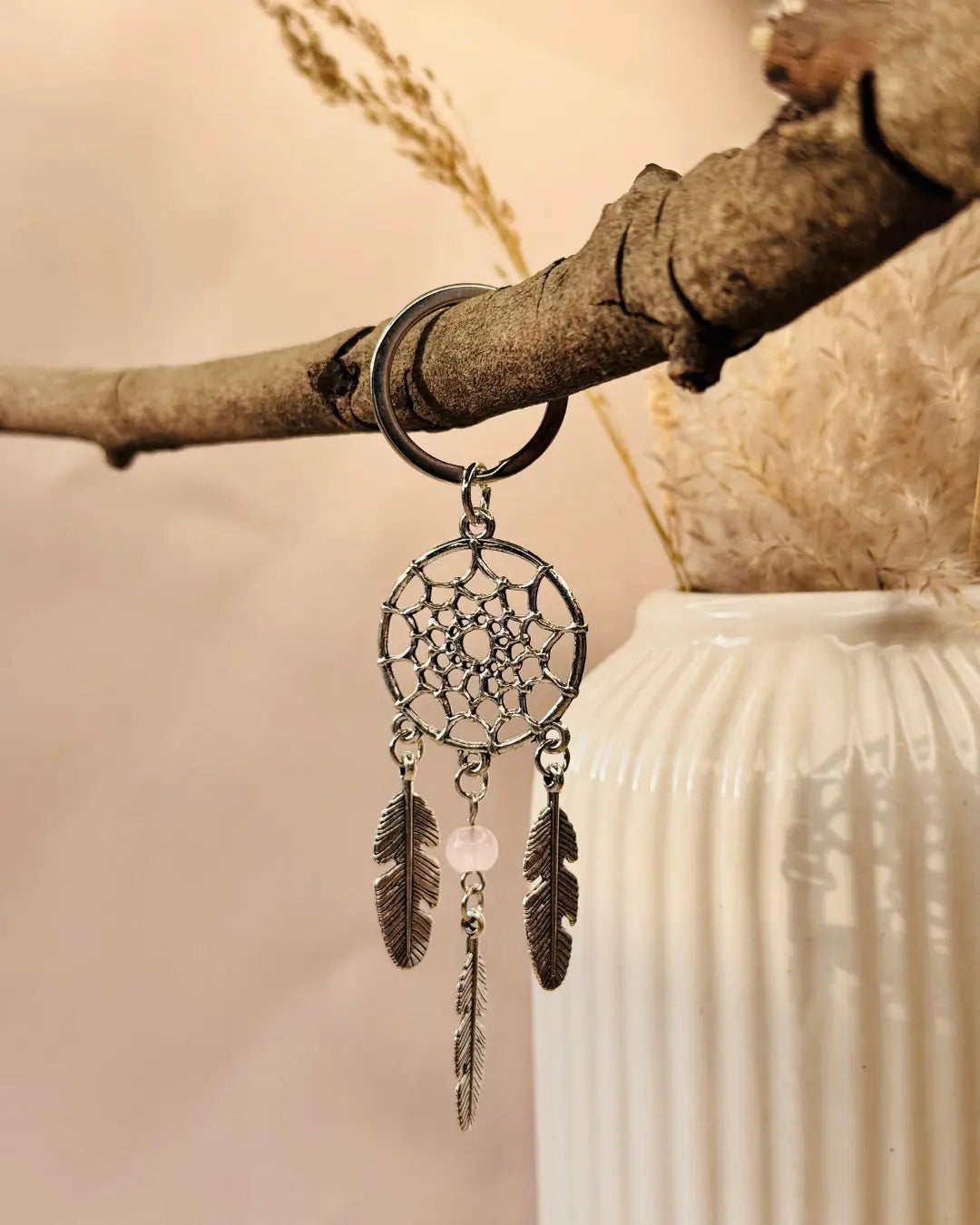 Light-Coded Dream Catcher Key Chain