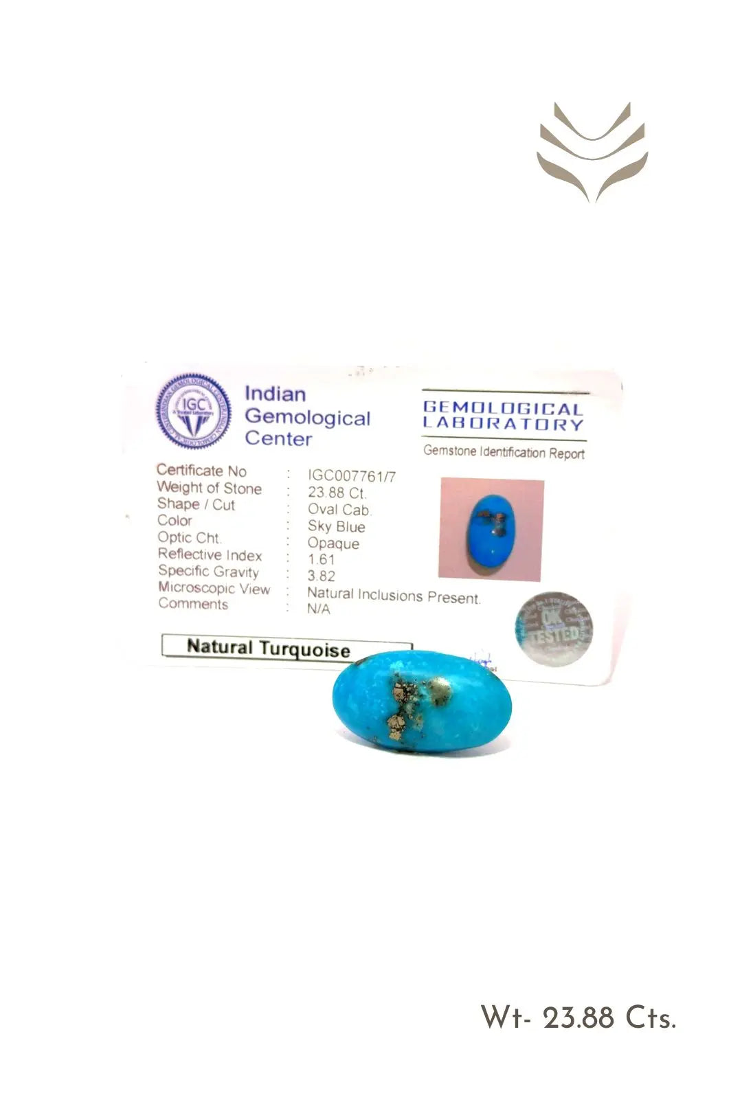 Light-Coded Elite Turquoise- 23.88 Ct