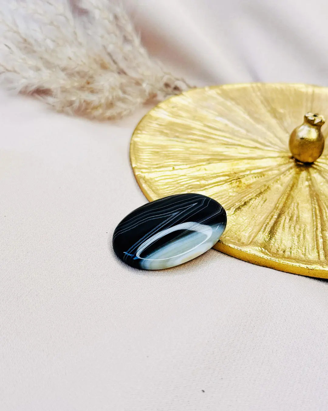 Light-Coded Evil Eye Sulemani Cabochon