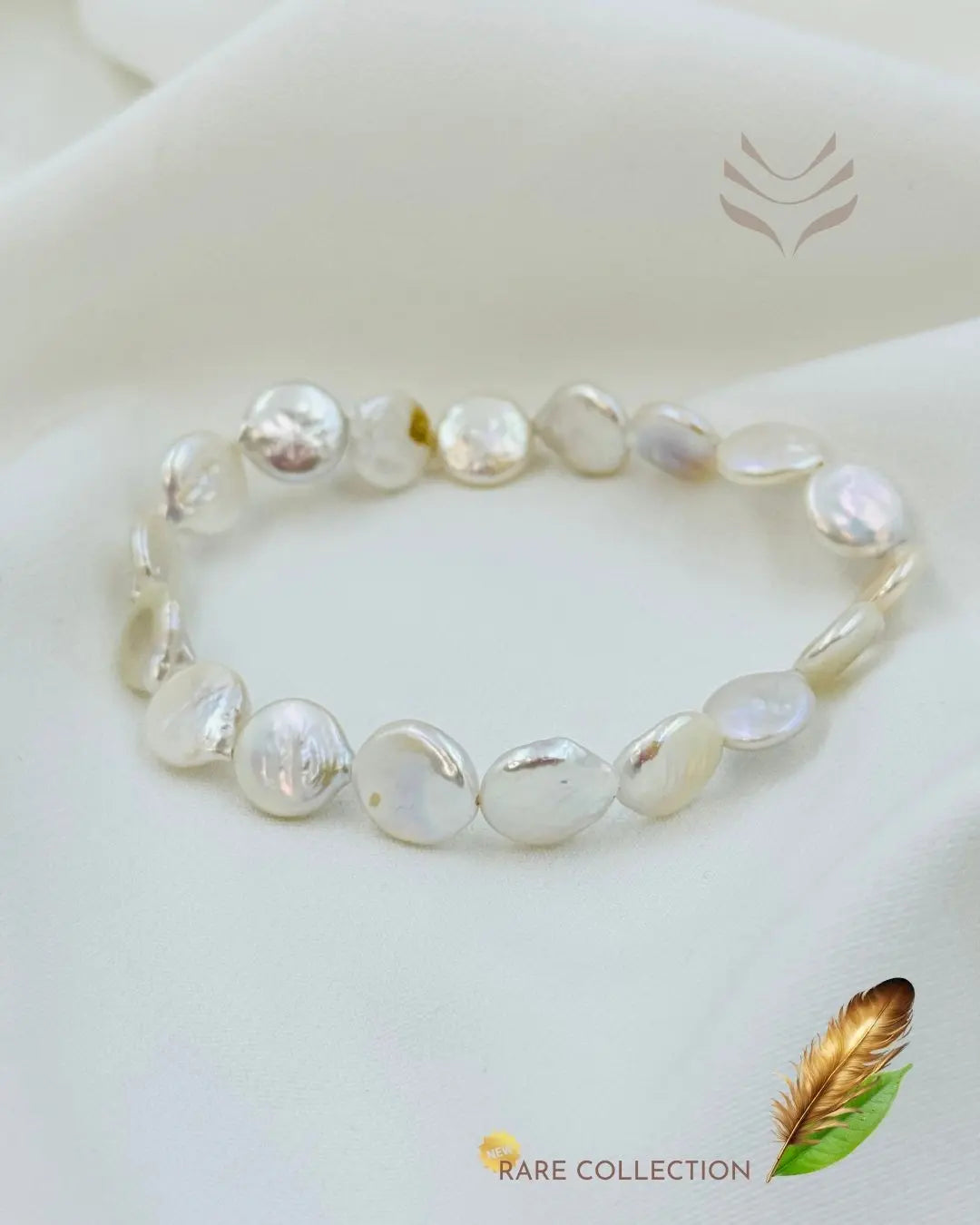 Light-Coded Fresh Water Pearl Bracelet