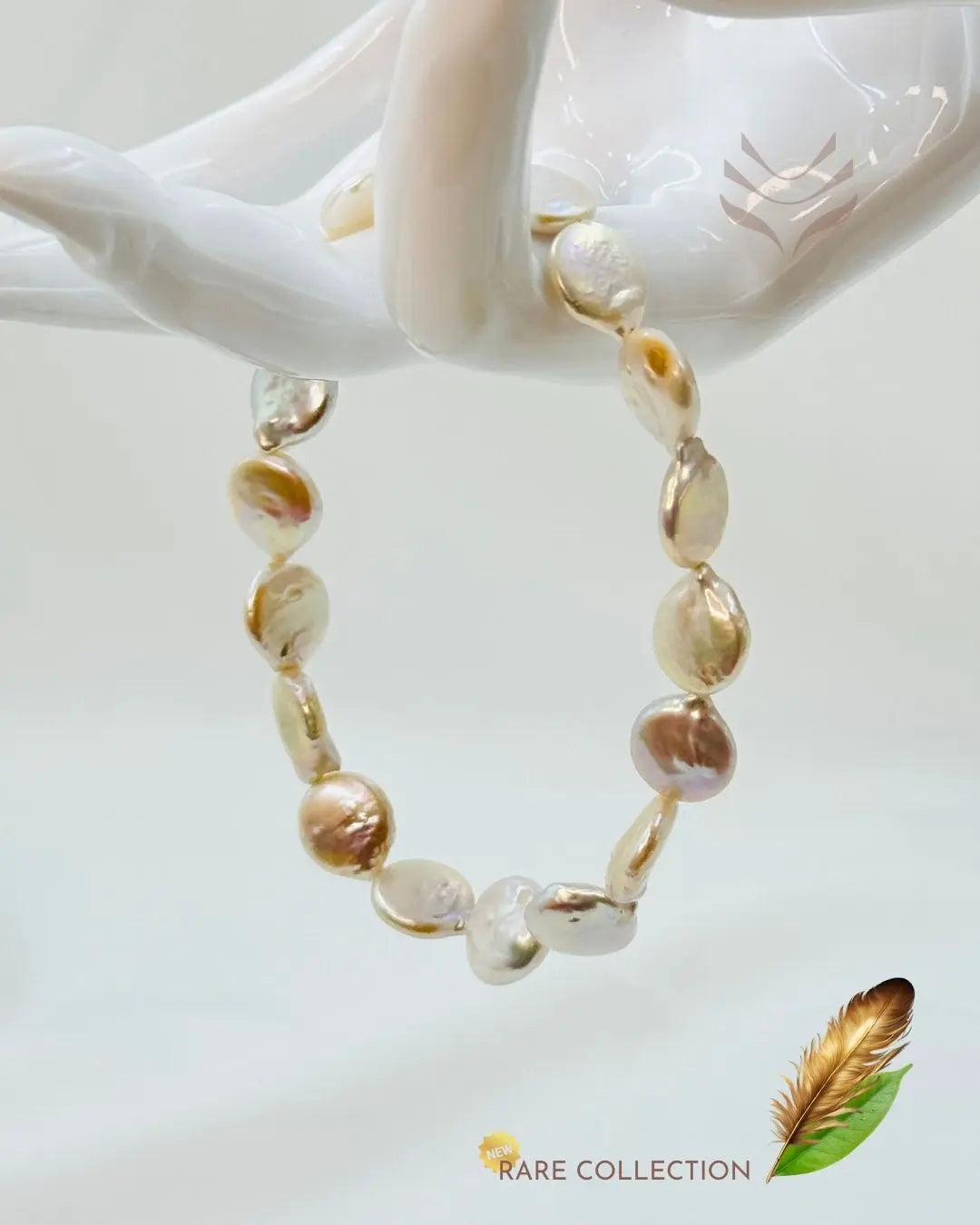 Light-Coded Fresh Water Pearl Bracelet