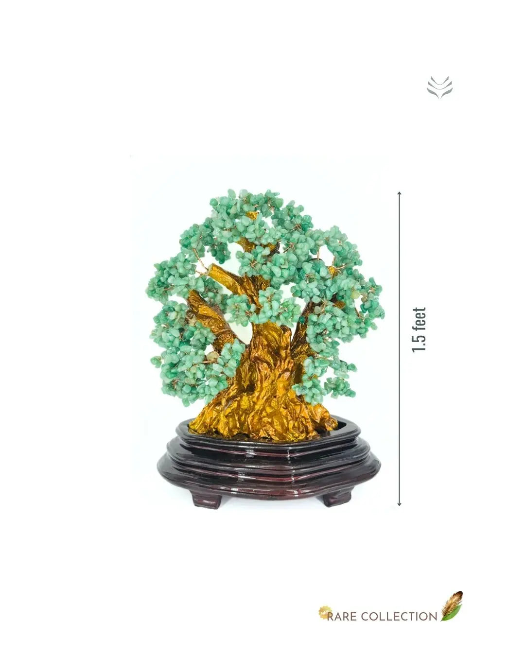 Light-Coded Green Aventurine Wishing Tree
